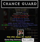 NL SC - Chance Guard Chancies MF ?PC-XBOX-PS4-PS5-SWITCH Diablo 2 Res D2R NON