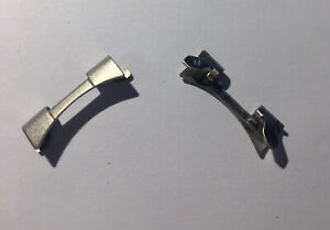 Genuine FORTIS steel sandblasted bracelet endlinks for PILOT 20mm