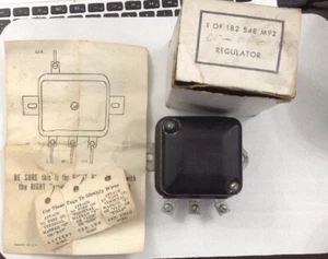 Vintage NOS Tractor Volt Regulator W/ Directions - Bild 1 von 9