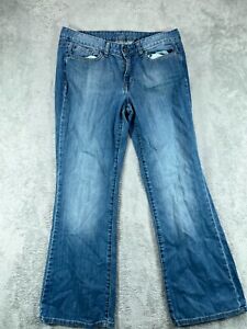 Womens Jeans 8 8x29 90s VTG Calvin Klein Bootcut Stretch Blue Denim Mid 34x29.5