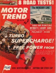VTG Motor Trend Car Magazine May 1962 RACING EDITION {FREE SHIPPING} - Picture 1 of 2