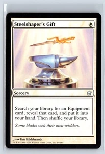Steelshaper's Gift Fifth Dawn Uncommon – MTG Magic the Gathering Card - Picture 1 of 5