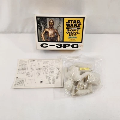 Star Wars 1/6 Scale C-3PO Soft Vinyl Kit Kaiyodo 1994 Lucasfilm Incomplete — 第 1/4 张图片