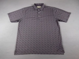 Camisa Polo Donald Ross Para Hombre XL Negra Rosa Azul Floral Rendimiento Golf Elastizada - Imagen 1 de 9