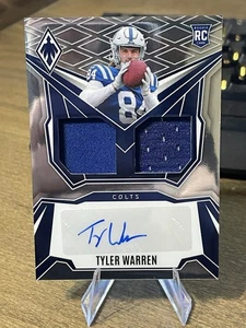 2025 Panini Phoenix Tyler Warren RPA Dual Patch  204 /249 Colts - Clean! - Picture 1 of 6