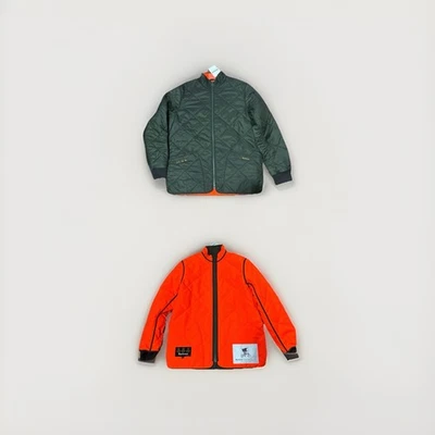 Barbour X Brompton Men’s Reversible Quilted Jacket Size Médium. Rare Find - Image 1 of 4