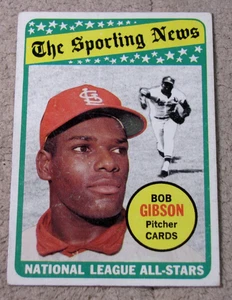 1969 Topps #432 Bob Gibson AS - Picture 1 of 2