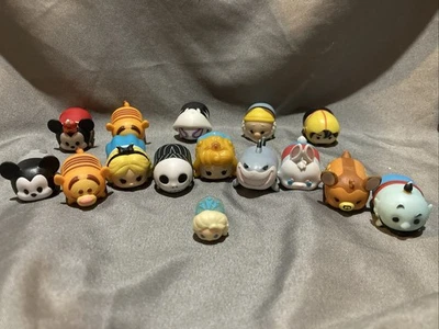 Jakks Pacific Marvel Disney Tsum Tsum 15 Piece Lot 14 Medium Size 1 Small - Image 1 of 4