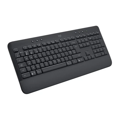 Logitech Signature K650 Wireless Keyboard with Wrist Rest, QWERTZ German - Grey  - Image 1 of 4