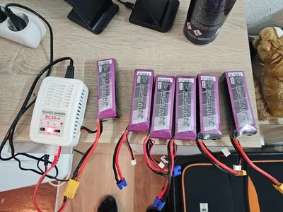 6 Stk. Hacker Motor TopFuel LiPo Akku 20C ECO-X 2400mAh 3S MTAG #92400331 - Bild 1 von 4