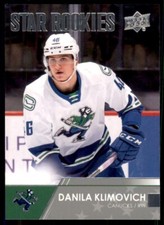 2021-22 AHL Base Star Rookies #104 Danila Klimovich - Abbotsford Canucks