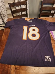 Mitchell And Ness Peyton Manning Denver  Broncos T-shirt  Size 2xl - Picture 1 of 7