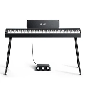 Donner OURA S100 88-Key Weight Keyboard Home Digital Piano Bluetooth Audio MIDI - Picture 1 of 10