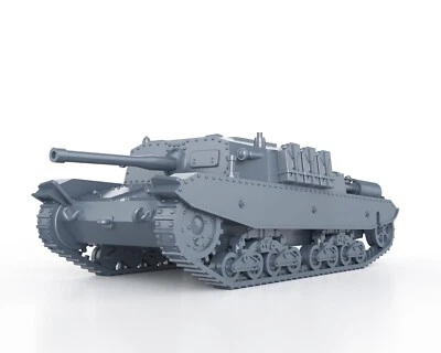 WARGAMEZONE WWII ITALIAN - SEMOVENTE M43 DA 105/25 SPG - 1/56 1/72 1/87 1/100 3D PRINTED