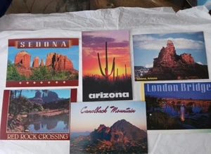 Arizona Post Cards Lot Of 5 Un-used / Not Posted 1989 Divided And Not Divided  - Picture 1 of 13