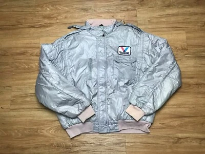 Vintage Mens Racing Upstream Jacket Valvoline Size Xlarge Color Gray - Image 1 of 4