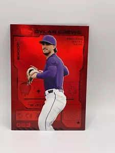 2023 Skybox Metal Universe Dylan Crews PMG Red #/100 - Picture 1 of 2