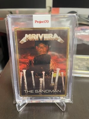 Topps Project 70 Card 851 Mariano Rivera by DJ SKEE- Gold Frame 1/1 - Image 1 of 3