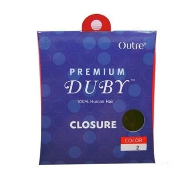 OUTRE PREMIUM DUBY CLOSURE TOP PIECE 100% HUMAN HAIR