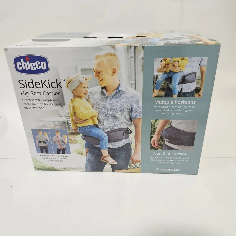 Chicco Sidekick Hip Seat Carrier Denim