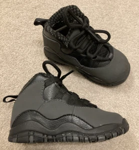 NIKE AIR JORDAN X 10 TD Shadow Retro 2018 Size UK 5.5 / EU 22 - 310808-002 - Picture 1 of 10