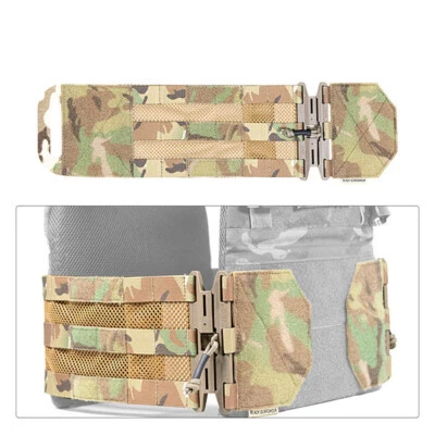 1 Pair Tactical Magnetic Quick Release Buckle Belt Cummerbund For Tactical Vest - Image 1 of 4