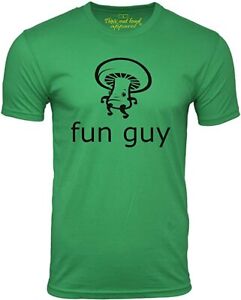 Think Out Loud Apparel Funguy Funny Mushroom Tee Fun Guy T-Shirt - XL