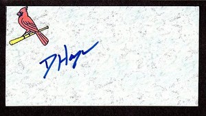 Dee Haynes ( OF MINORS 2000-05 ) STL WAS  SIGNED AUTOGRAPH AUTO 3x5 INDEX COA