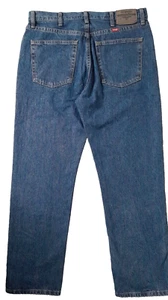 Wrangler Premium Quality 100% Cotton Denim Blue Jeans 34x30 - Picture 1 of 12