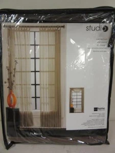 JCPenney Home Studio Loop Top Panel Hudson 54" x 95" Brown Curtain Root Beer - Picture 1 of 3