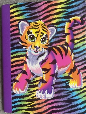 Cuaderno de composición Lisa Frank Forrest Tiger 100 hojas anchas con reglas 9,75x7,5 Foto 1 de 4