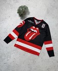 The Rolling Stones 62 Hockey Jersey Printed Size L Black
