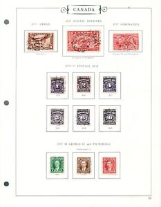 1935 - 1937 / Airmail / Postage Due / Misc. / KGV / USED F to VF - est$41