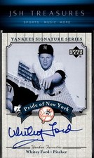 2003 Upper Deck Yankees Signature #PN-WF Whitey Ford Pride of New York Auto NM