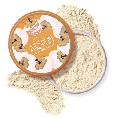 AIRSPUN Loose Face Powder Translucent Extra Coverage Makeup Setting Baking 2.3oz - Image 1 of 3
