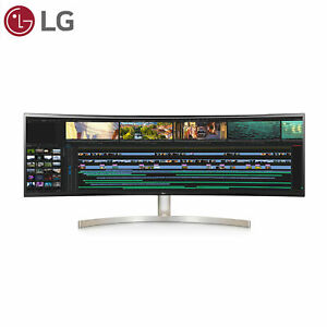 LG 49WL95CW 49" 32:9 UltraWide Dual QHD IPS Curved LED Monitor with HDR 10