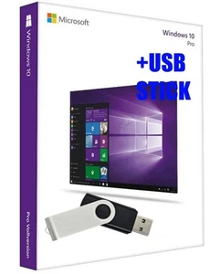 Microsoft Windows 10 Pro 64 bits memoria USB + activación de licencia minorista - Imagen 1 de 5