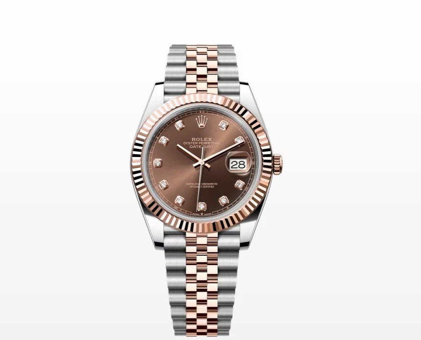 Rolex Datejust 41 Oyster, 41 mm, acero Oystersteel y oro Everose 126331 TOTALMENTE NUEVO Foto 1 de 4