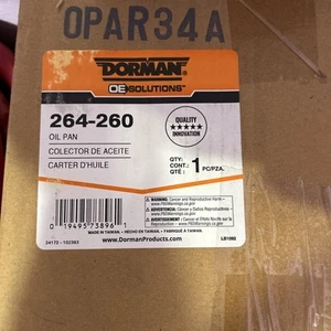 For Ram 1500 2011-2024 Dorman 264-260 Solutions Engine Oil Pan - Picture 1 of 1