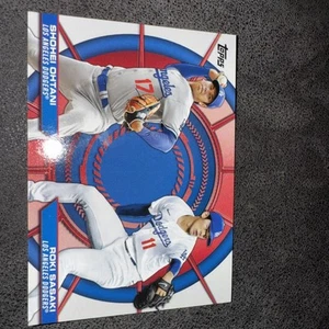 2025 Topps Series 2 Dynamic Duos #DD-15 Shohei Ohtani/Roki Sasaki LA Dodgers.  B - Picture 1 of 2