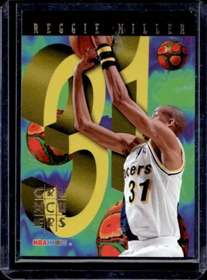 1995-96 Argolas Reggie Miller Number Crunchers #16 Pacers - Imagem 1 de 2