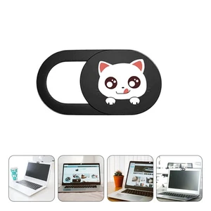6PCS Cartoon Kitten Webcam Slider -Kamera -Cover Slider Computer Webcam Cover - Photo 1/12