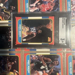 1986-87 Fleer Basketball Starter Set LOT 28/132 21% komplett mit Sternen & Graded - Bild 1 von 22