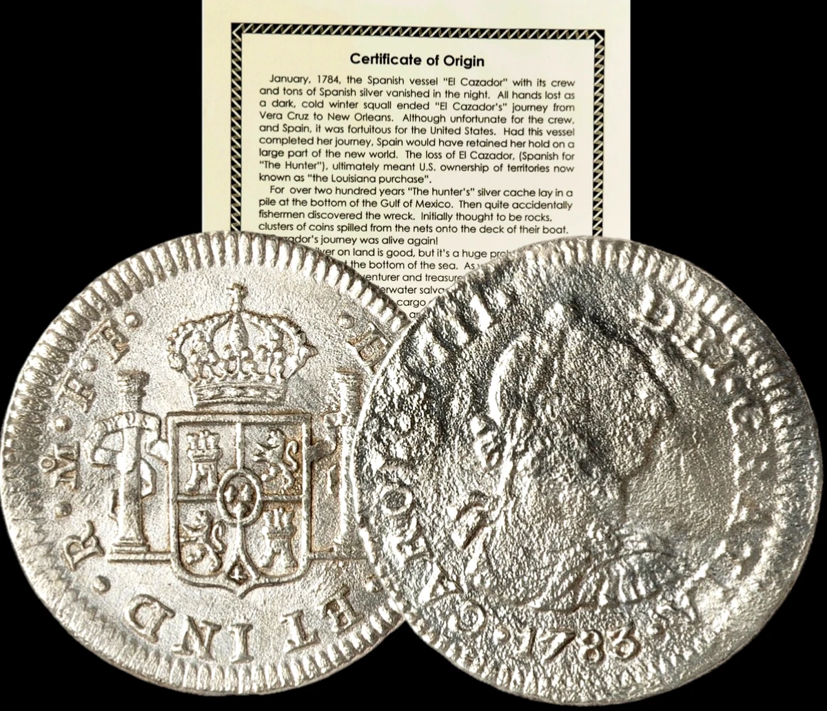 未经认证银1783 年墨西哥殖民地硬币(Pre - 1821) | eBay