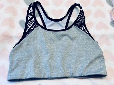 Victoria's Secret PINK Ultimate Medium Support Unlined Sports Bra - Gray Small - Image 1 of 4