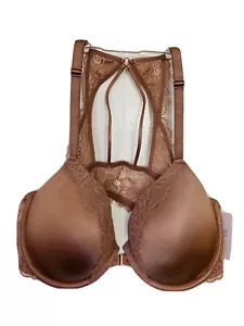 Auden 38C Mauve Racerback Underwire Lightly Lined Bra NWT Lace - Picture 1 of 7