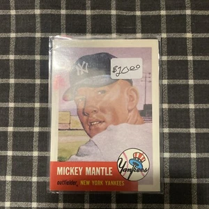 1953 Topps #82 Mickey Mantle New York Yankees HOF *Altered & Recolored* - Picture 1 of 2