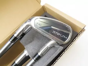 New LH TaylorMade Stealth HD Iron Set 5-PW,AW Speeder NX 60s Stiff Graphite S - Picture 1 of 4