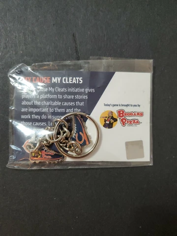 SGA Chicago Bears My Cause My Cleats Keychain 12/9/2018 Stadium Giveaway Cleat Cover