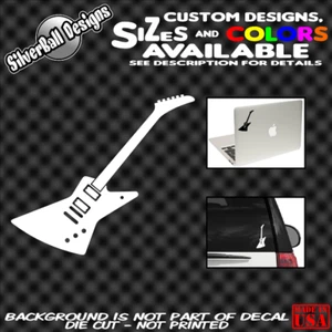Calcomanía pegatina de vinilo para guitarra Explorer Fender Dean Rich ESP Gibson Jackson Ibáñez - Imagen 1 de 1